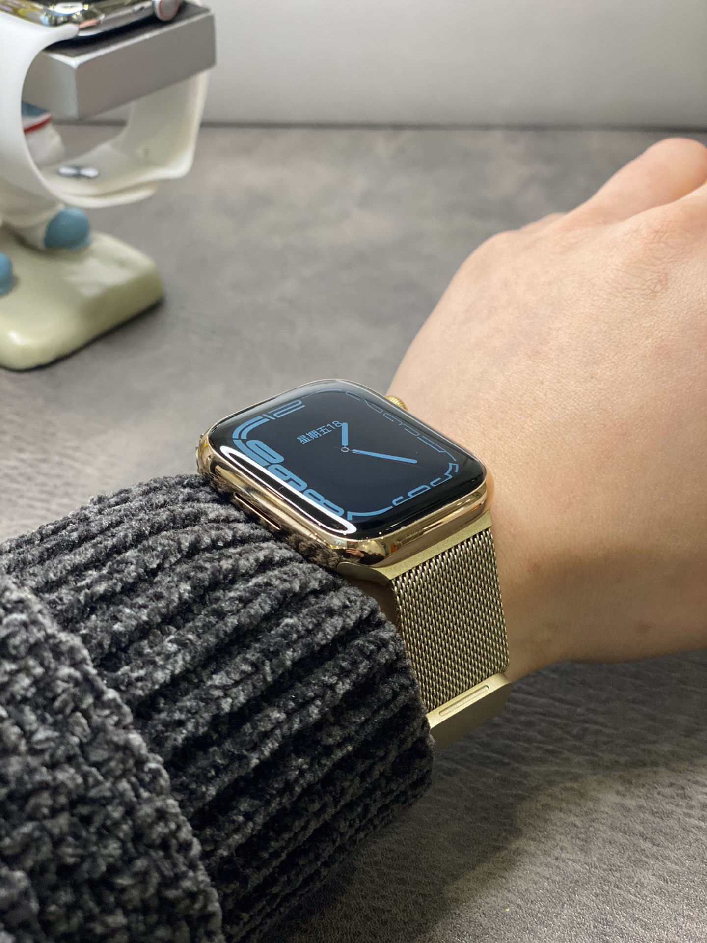 Apple Watch 苹果7代手表 钢带款 上手佩戴效果💯