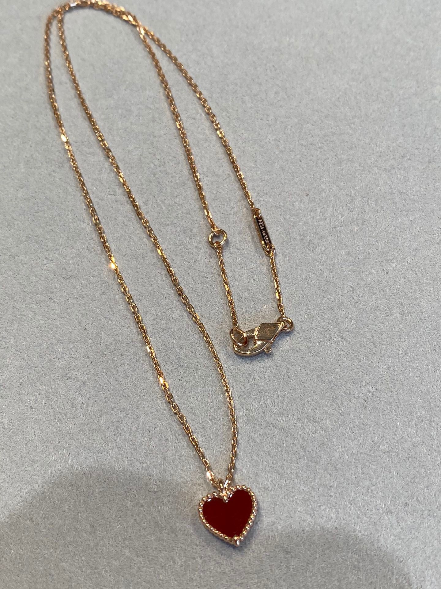 NO:102678,P95 necklace earrings vca love set inlaid red agate texture, Vac necklace Vac earrings, necklace19860909p95项链耳钉 vca爱心套装 嵌红玛瑙 质感无敌,Vac项链Vac耳钉,necklace,Jewelry