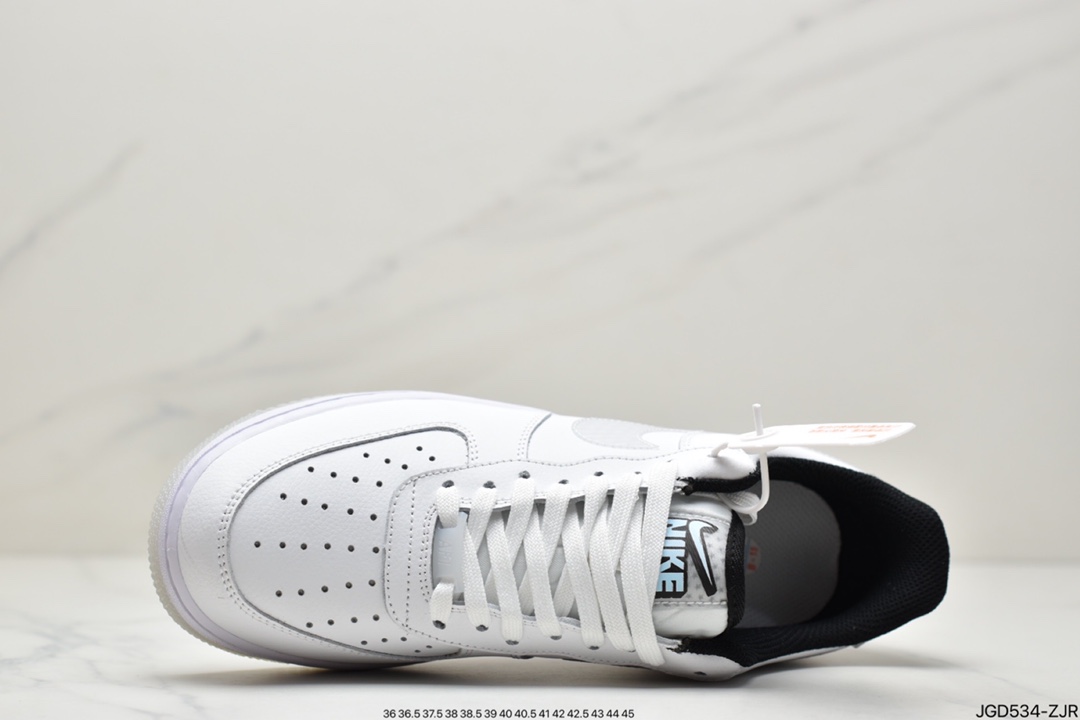 180 公司级耐克Nike Air Force1Low 白灰裸眼3D 官方同步 CW5909-100