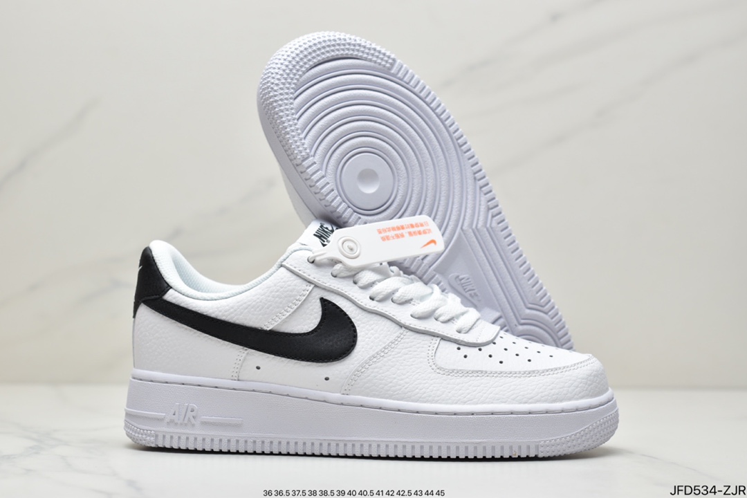 170 公司级耐克Nike Air Force 1 Low ”White and Black” 白黑 CT2302-100