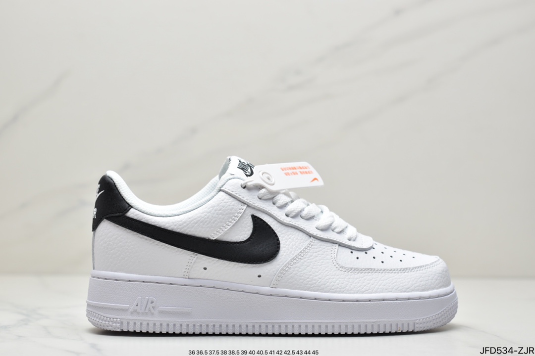 170 公司级耐克Nike Air Force 1 Low ”White and Black” 白黑 CT2302-100