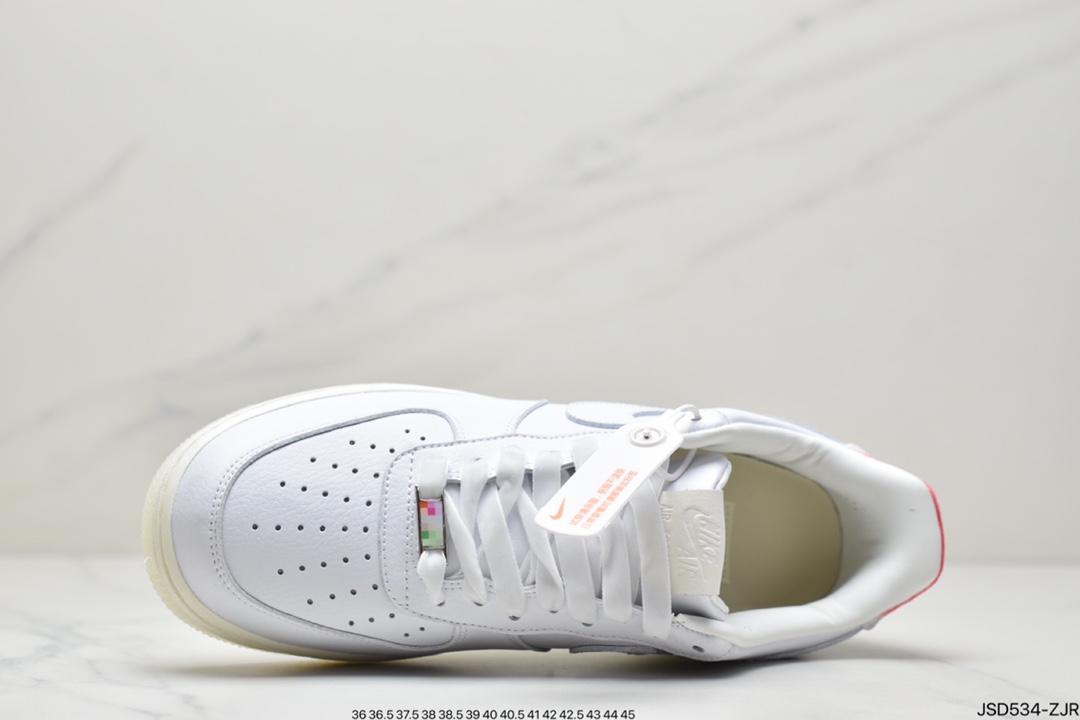 200 公司级耐克NK Air Force 1 PRM ”Got’em” 空军一号白粉寿桃 DC3287-111