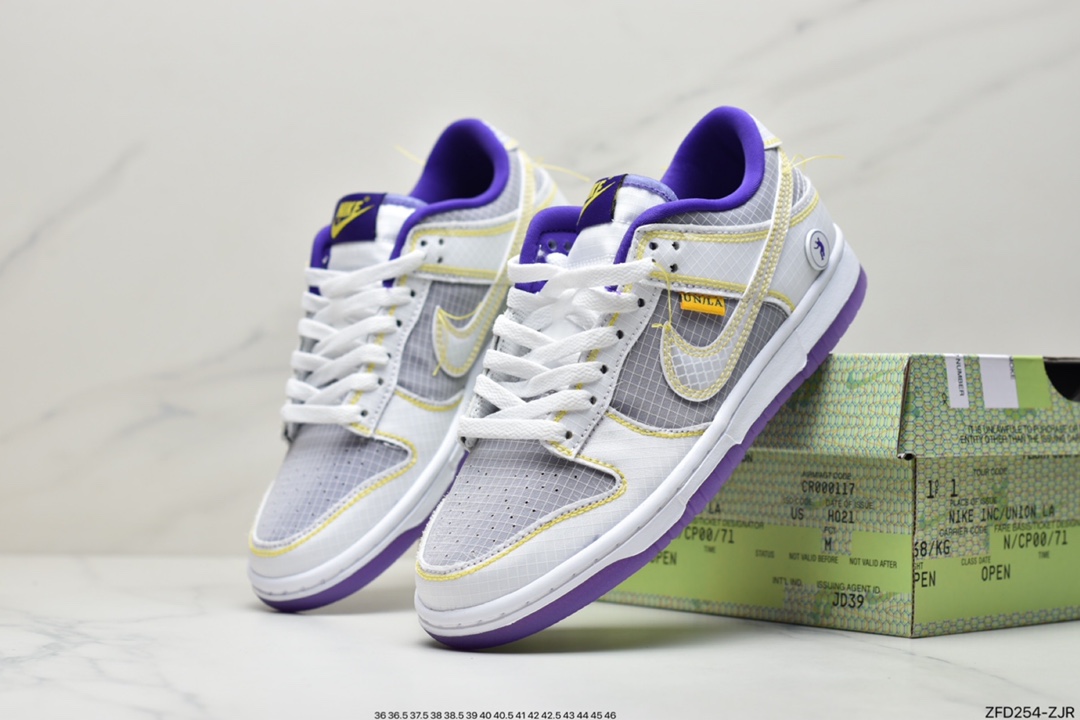 280 公司级Union LA x Nike SB Dunk Low”Blue”扣篮系列低帮休闲运动滑板板鞋DJ9649-400