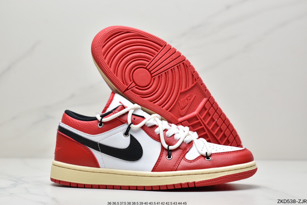 270 公司级耐克Nike Air Jordan 1 Low”Chicago”AJ1乔丹一代低帮篮球鞋553558-118