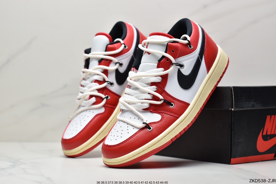 270 公司级耐克Nike Air Jordan 1 Low”Chicago”AJ1乔丹一代低帮篮球鞋553558-118