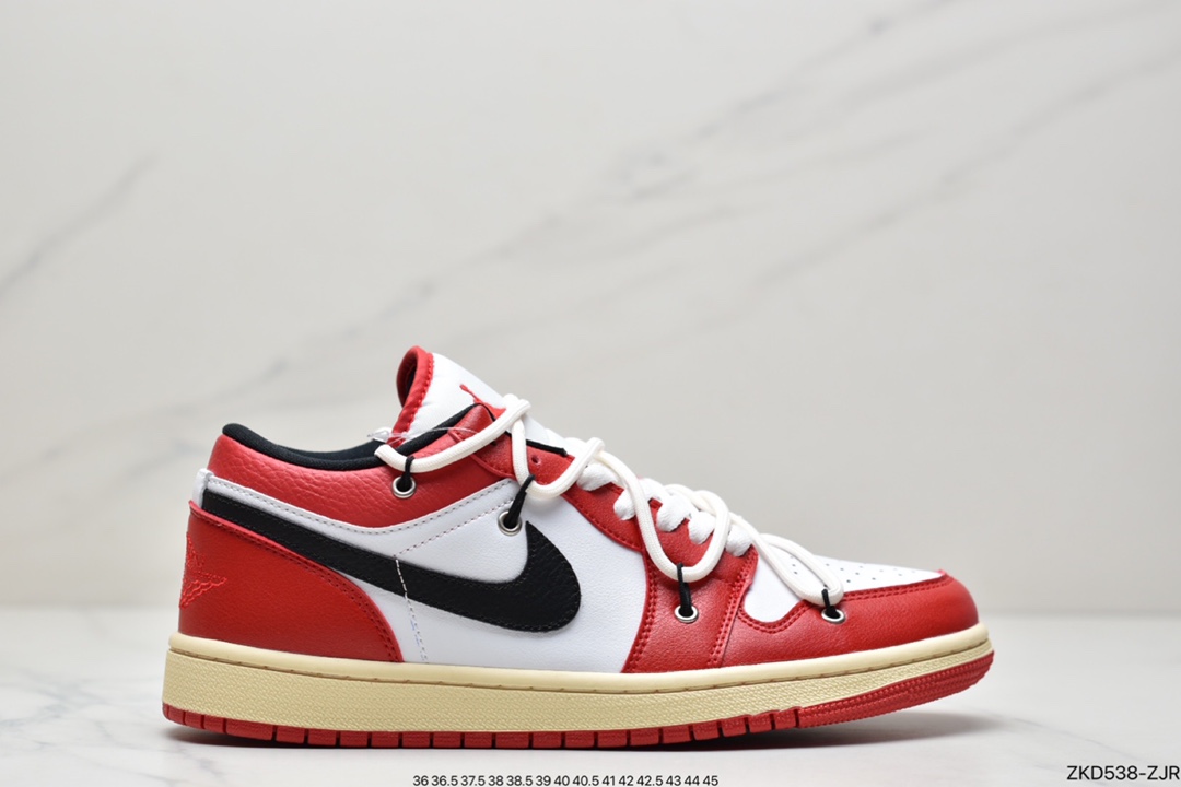 270 公司级耐克Nike Air Jordan 1 Low”Chicago”AJ1乔丹一代低帮篮球鞋553558-118