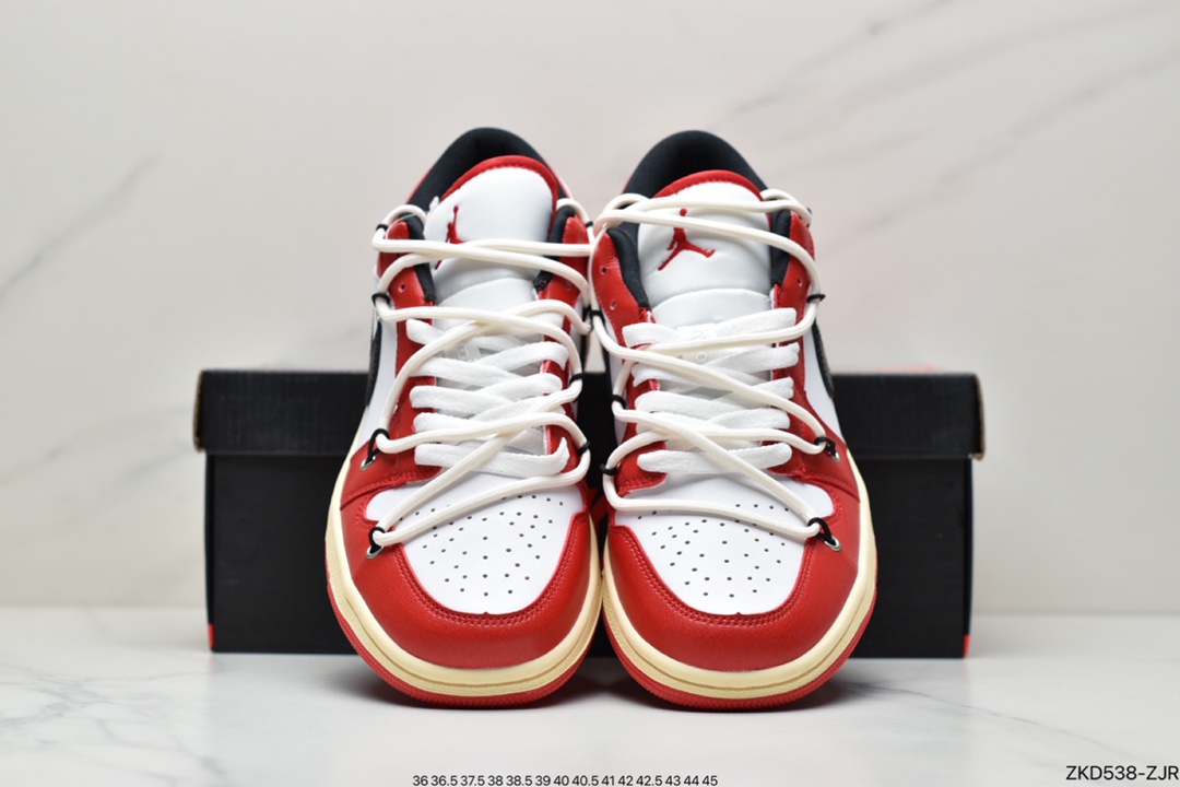 270 公司级耐克Nike Air Jordan 1 Low”Chicago”AJ1乔丹一代低帮篮球鞋553558-118