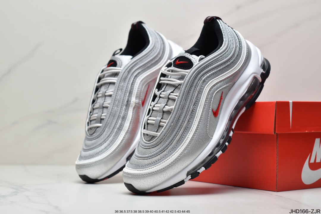 190 公司级耐克NIKE AIR MAX 97 液态黑银AT5458-001