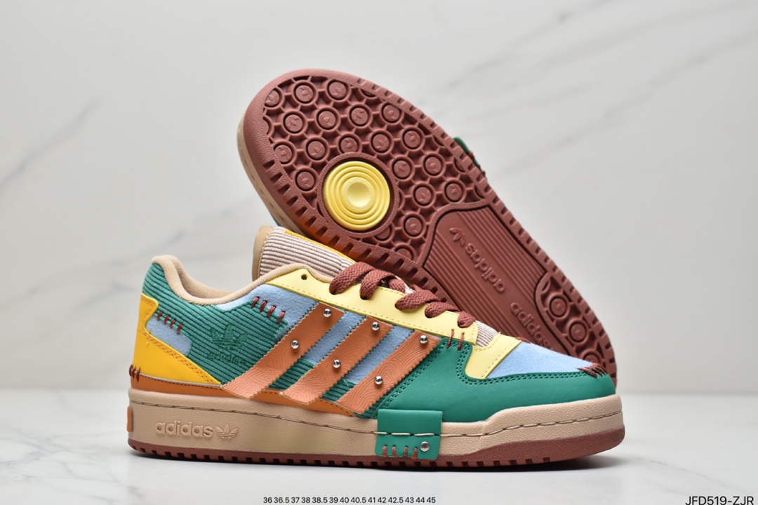 Melting Sadness x Adidas Clover Originals Forum 84 Low ”Karoro” Sneakers GW8724