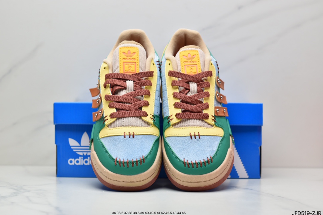 Melting Sadness x Adidas Clover Originals Forum 84 Low ”Karoro” Sneakers GW8724