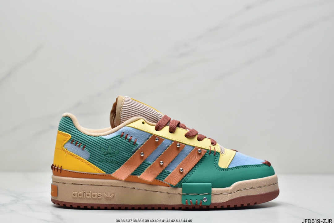 Melting Sadness x Adidas Clover Originals Forum 84 Low ”Karoro” Sneakers GW8724