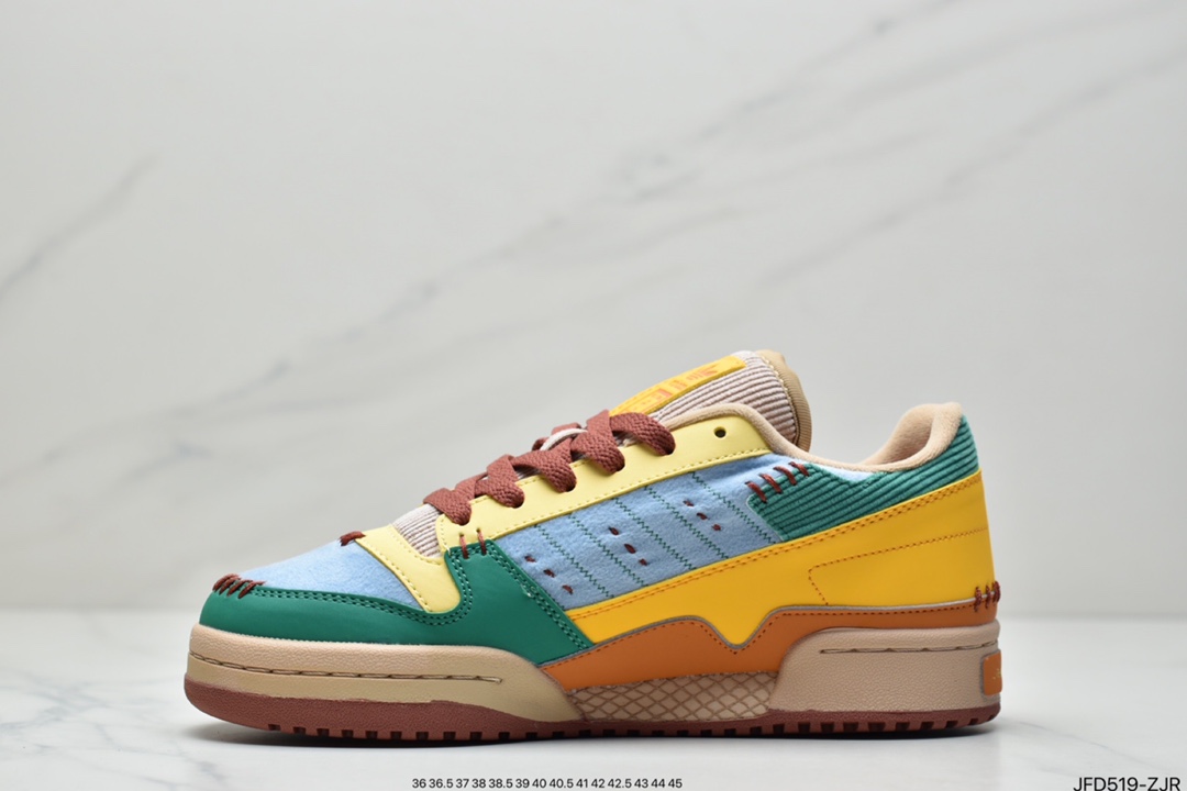 Melting Sadness x Adidas Clover Originals Forum 84 Low ”Karoro” Sneakers GW8724