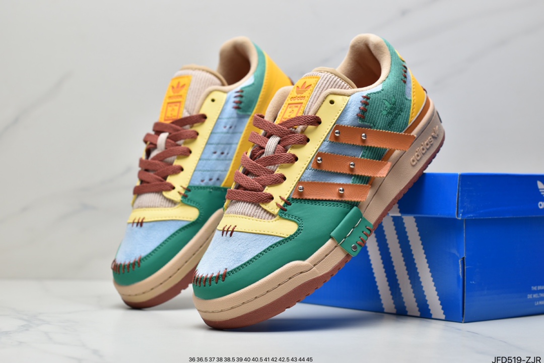 Melting Sadness x Adidas Clover Originals Forum 84 Low ”Karoro” Sneakers GW8724