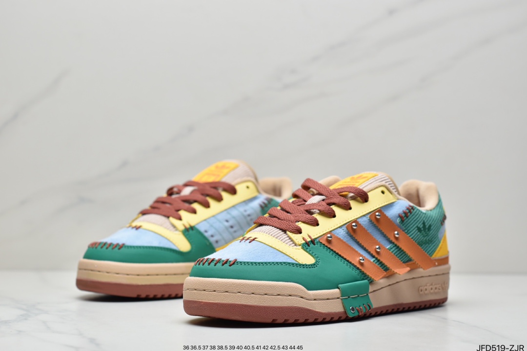 Melting Sadness x Adidas Clover Originals Forum 84 Low ”Karoro” Sneakers GW8724