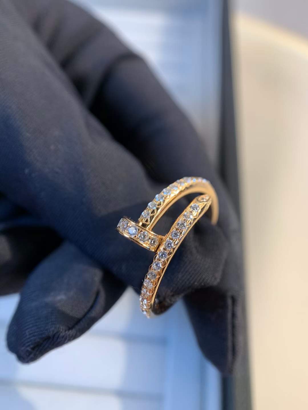 Cartier Cartier 卡地亚 钉子戒指 满钻款