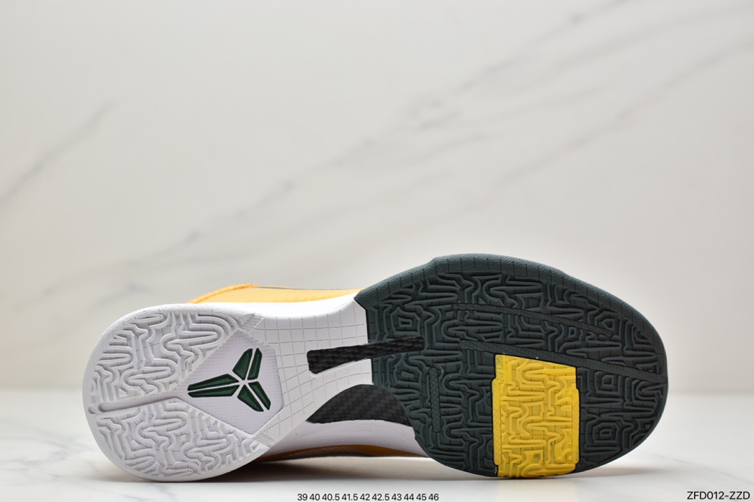 280 公司级耐克Nike Zoom Kobe V Big Stage Home 白金复刻实战运动低帮文化篮球鞋386429-700
