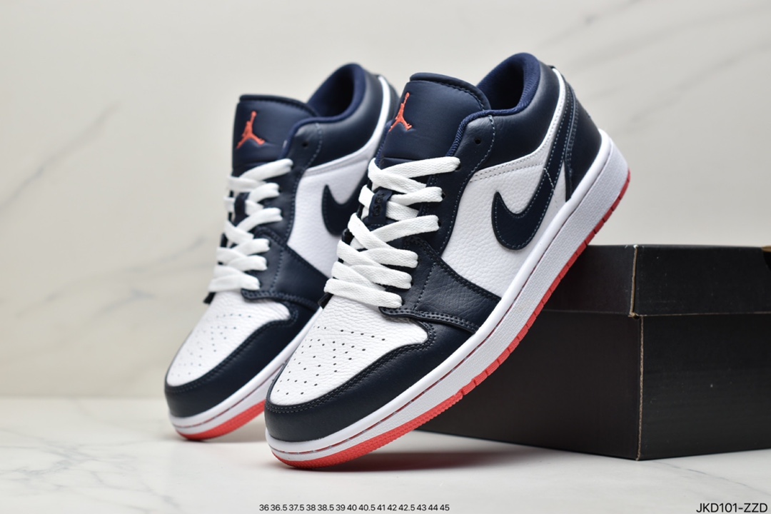 160 公司级Air Jordan 1 Low AJ1乔1低帮休闲板鞋 553558-128