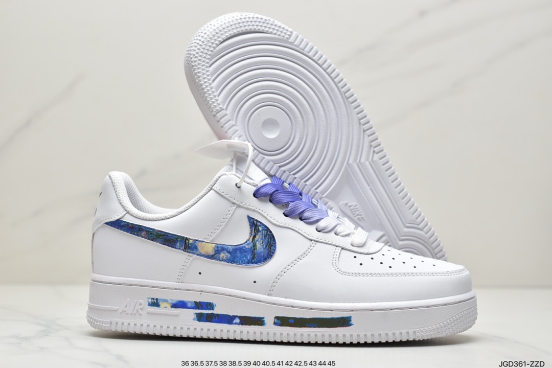 180 公司级耐克NK Air Force 1 空军一号 蓝紫涂鸦 官方同步 DH2920-111