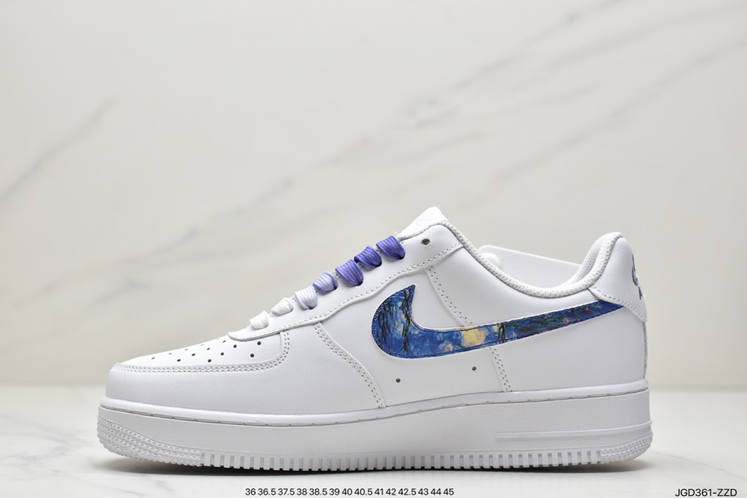 180 公司级耐克NK Air Force 1 空军一号 蓝紫涂鸦 官方同步 DH2920-111