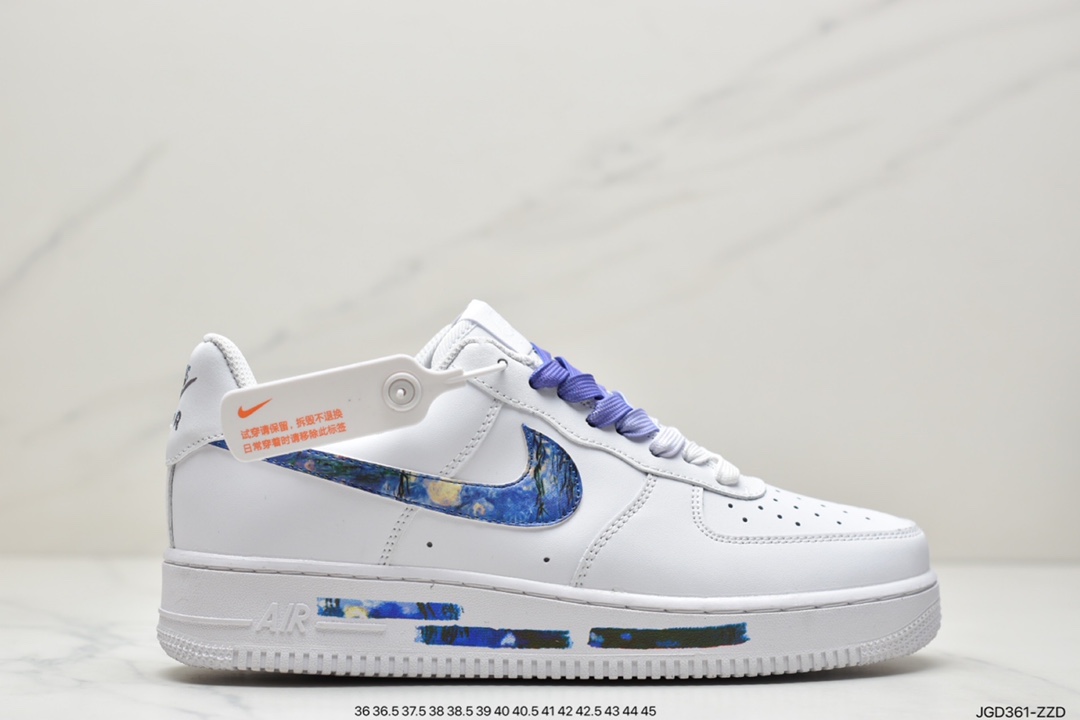 180 公司级耐克NK Air Force 1 空军一号 蓝紫涂鸦 官方同步 DH2920-111