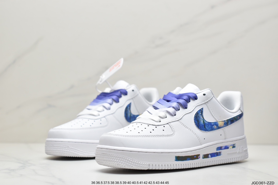 180 公司级耐克NK Air Force 1 空军一号 蓝紫涂鸦 官方同步 DH2920-111