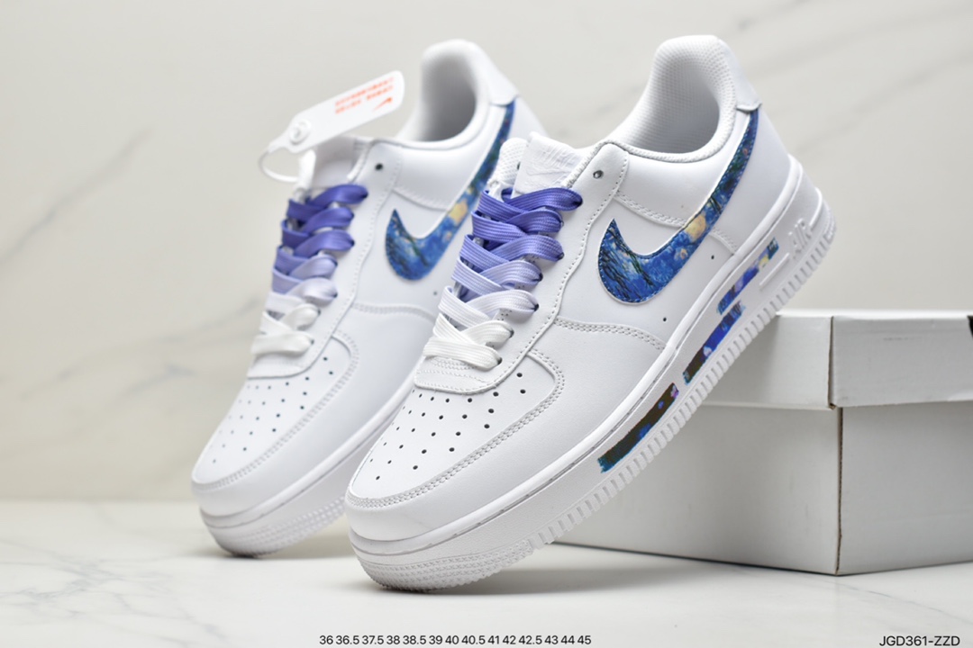 180 公司级耐克NK Air Force 1 空军一号 蓝紫涂鸦 官方同步 DH2920-111