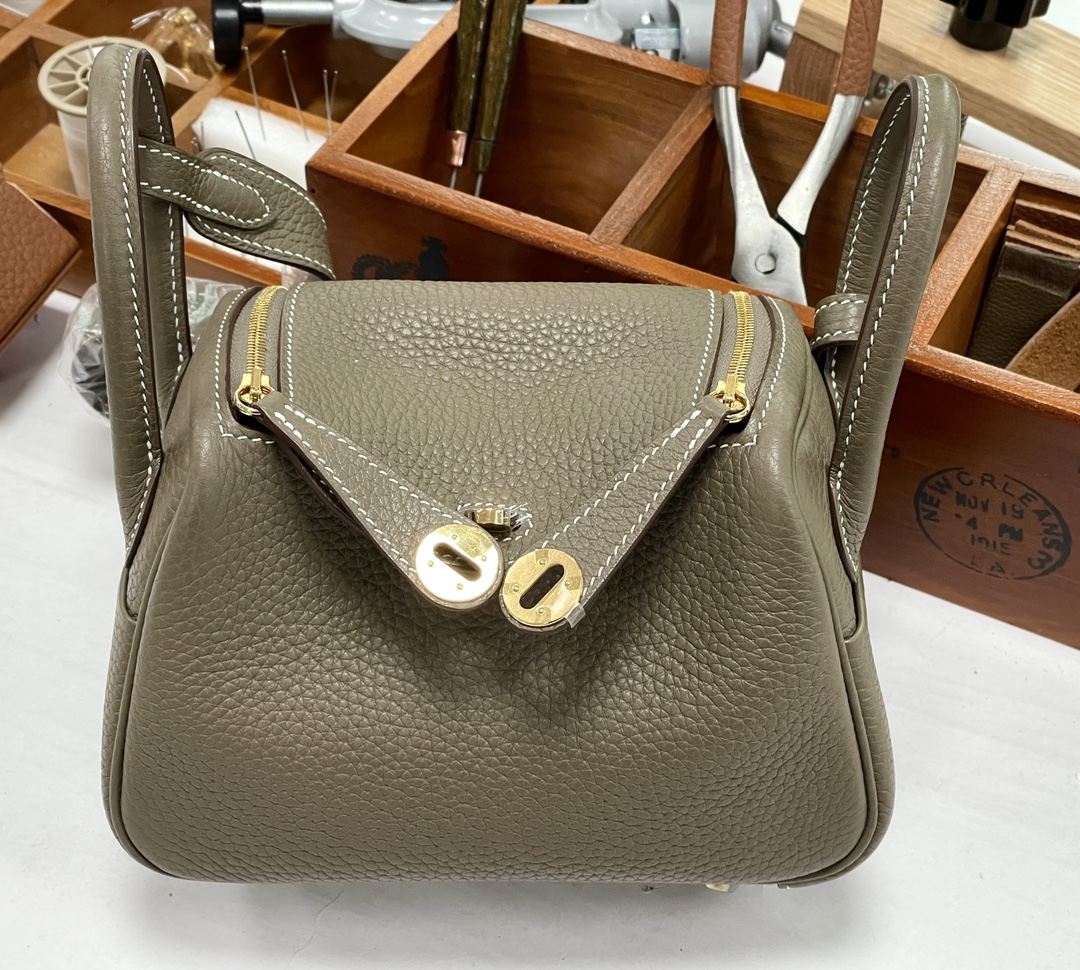 Hermes Lindy 7 Star
 Crossbody & Shoulder Bags Elephant Grey Mini