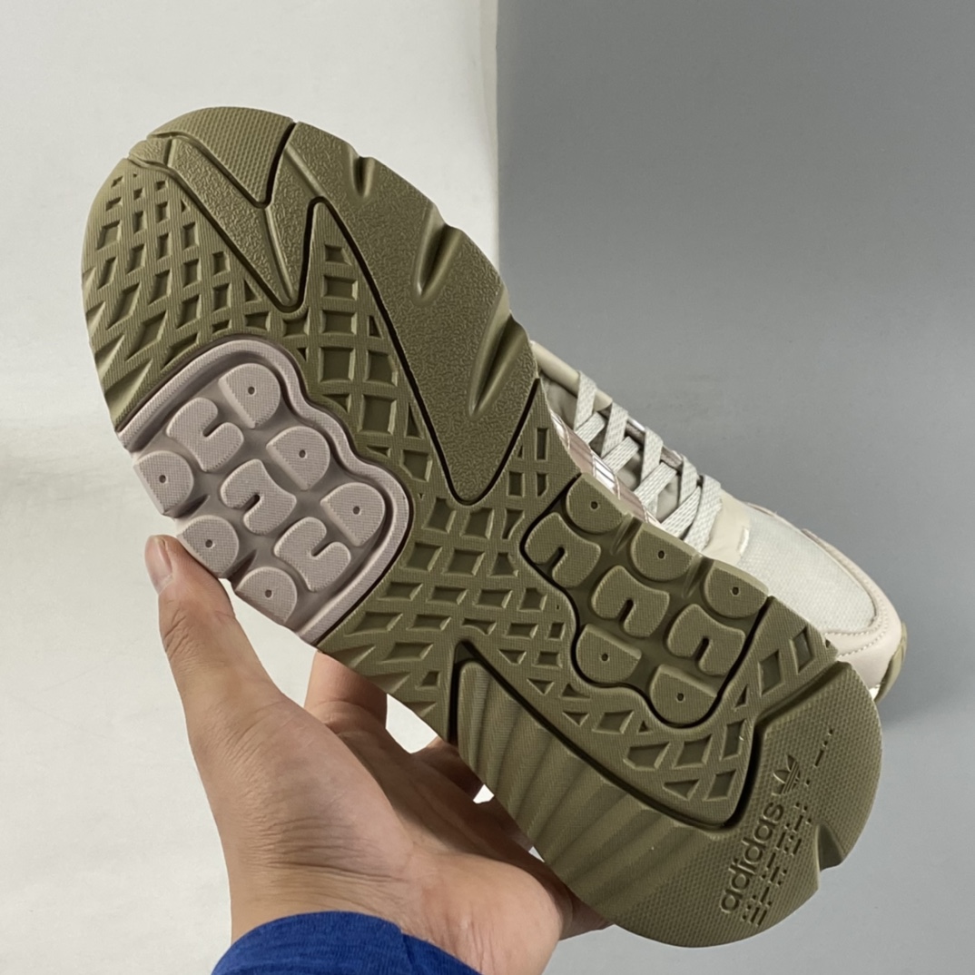 P180 Adidas Nite Jogger Boost 阿迪夜行者爆米花大底复古跑鞋 FV1323