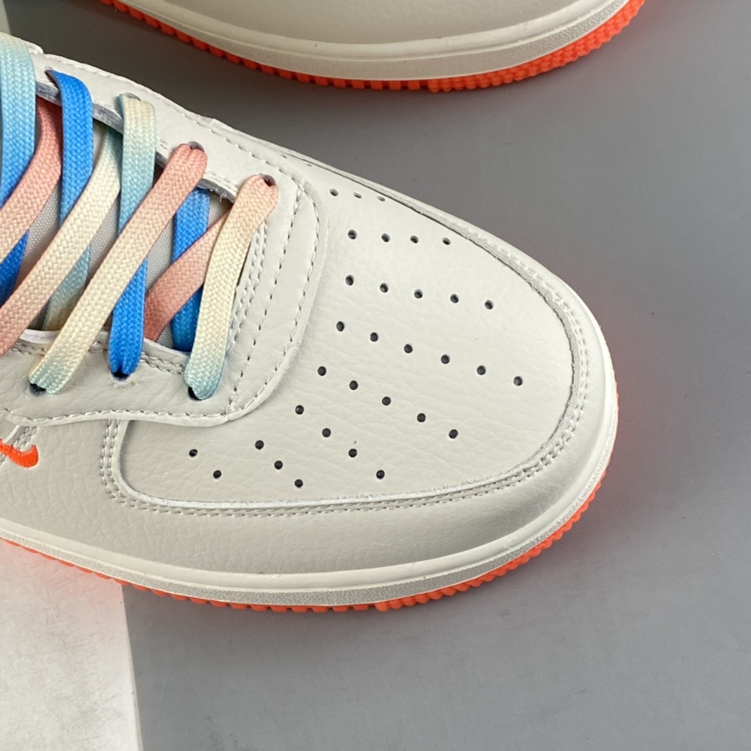 P280 NIKE Air Force 1 MID ’07 米橙蓝 ‘’迈阿密‘’配色中帮空军一号休闲板鞋 MI9663-536