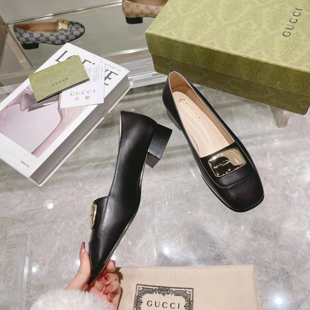 "Stock a largo plazo 》GUCCI Gucci modelos de explosión de moda de primavera zapatos de boca poco pro