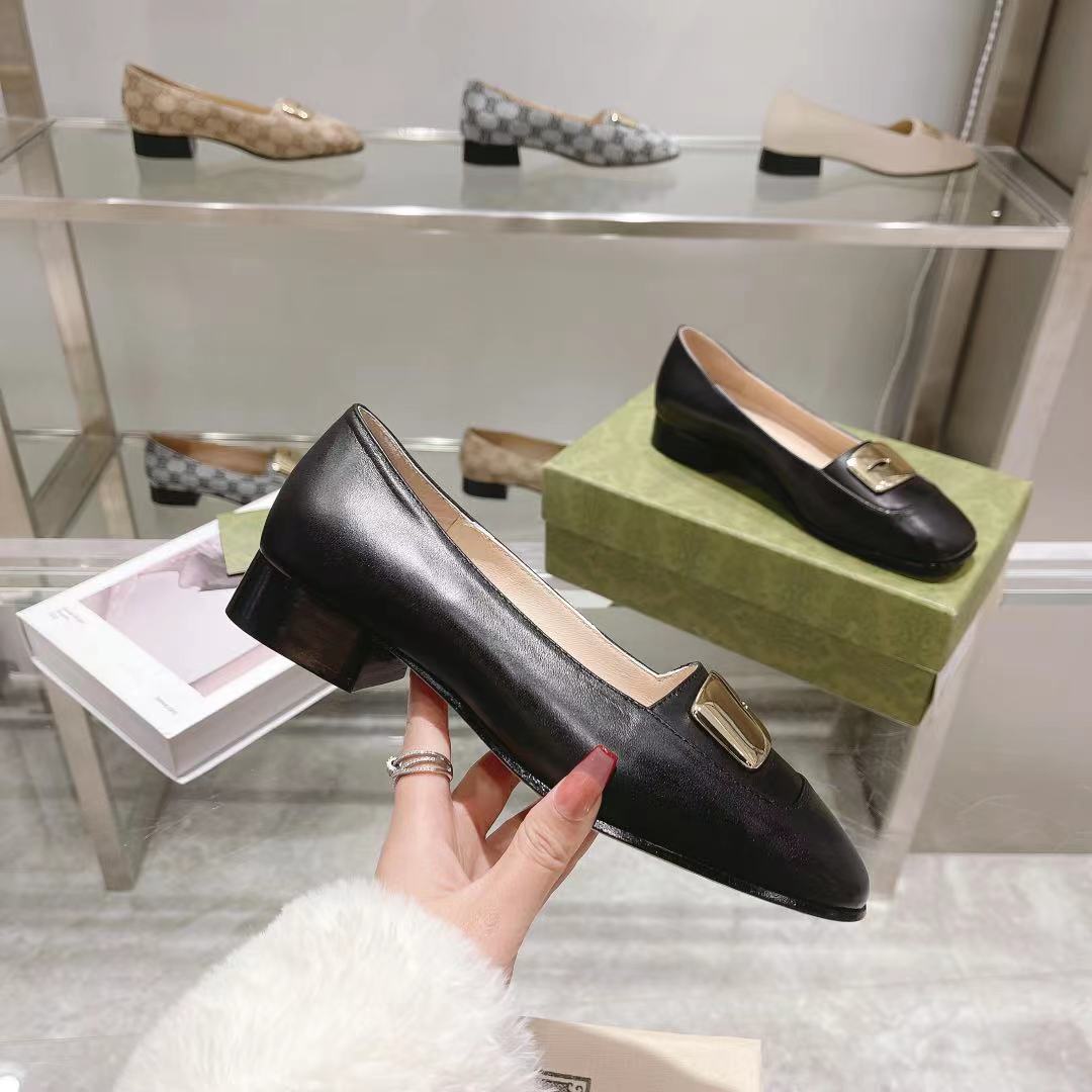 "Stock a largo plazo 》GUCCI Gucci modelos de explosión de moda de primavera zapatos de boca poco pro