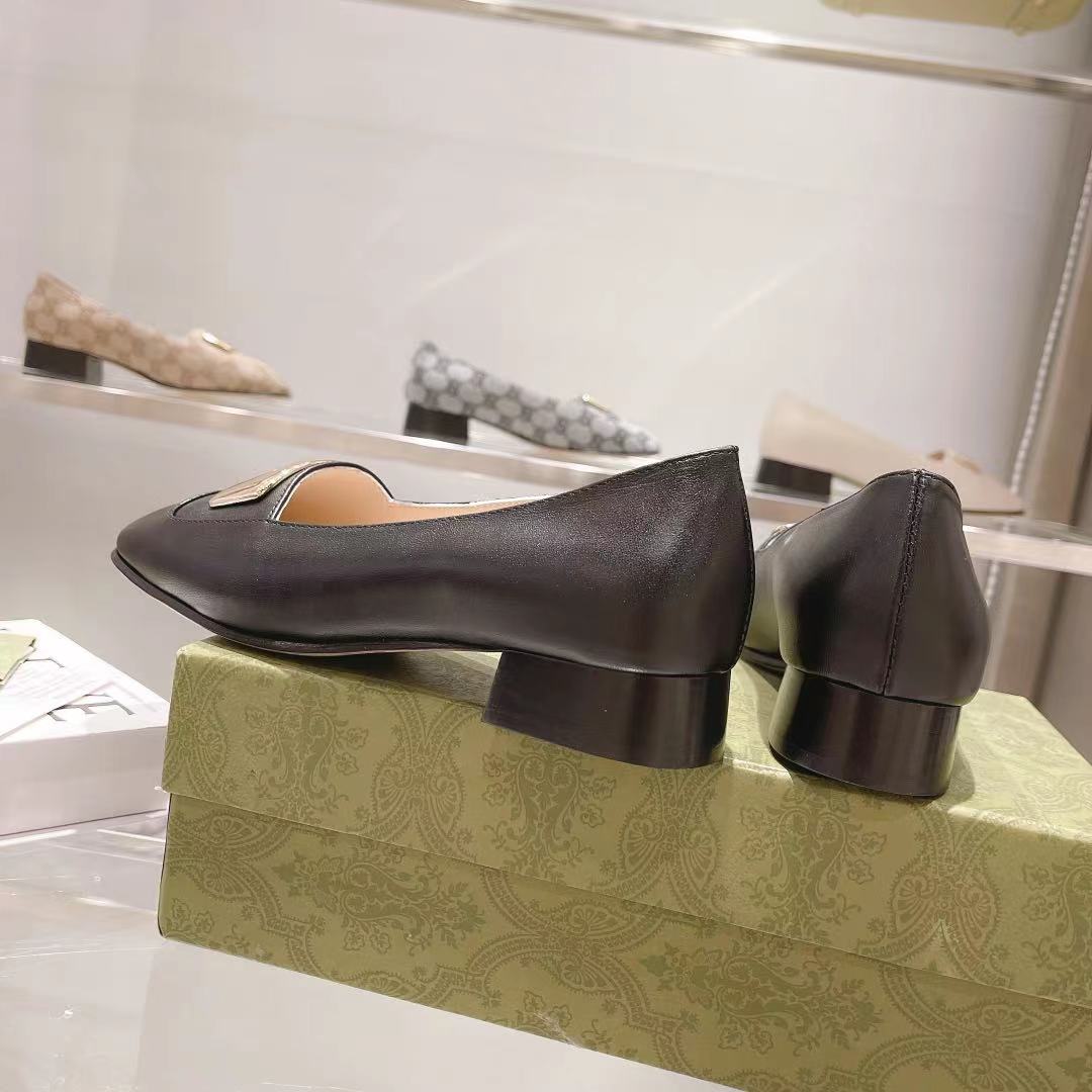 "Stock a largo plazo 》GUCCI Gucci modelos de explosión de moda de primavera zapatos de boca poco pro
