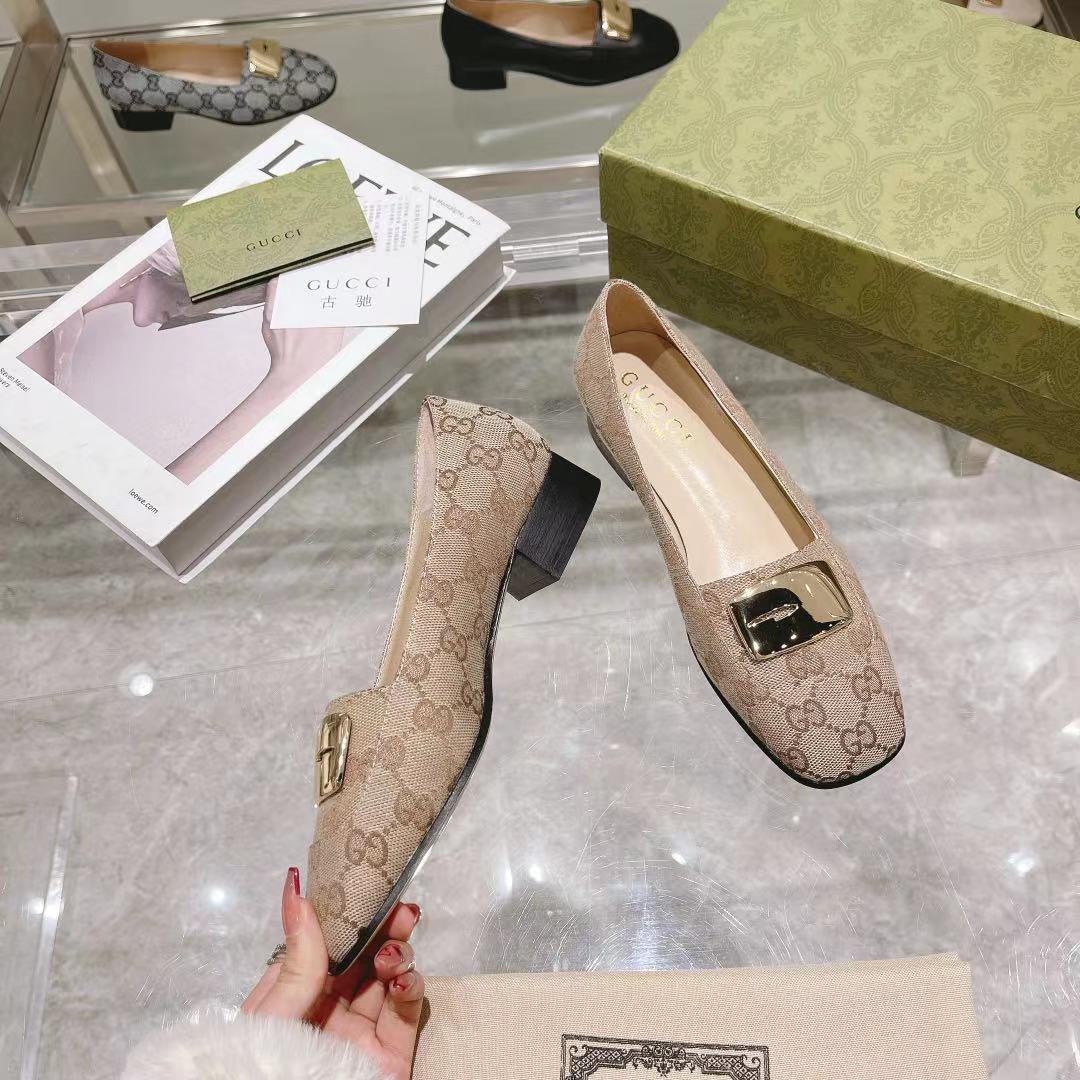 "Stock a largo plazo 》GUCCI Gucci modelos de explosión de moda de primavera zapatos de boca poco pro