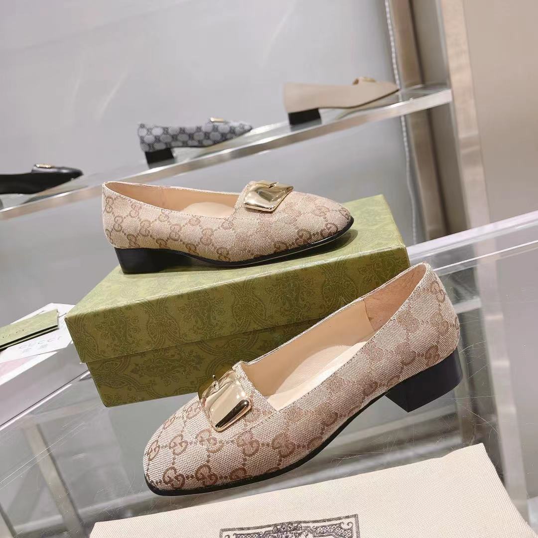 "Stock a largo plazo 》GUCCI Gucci modelos de explosión de moda de primavera zapatos de boca poco pro