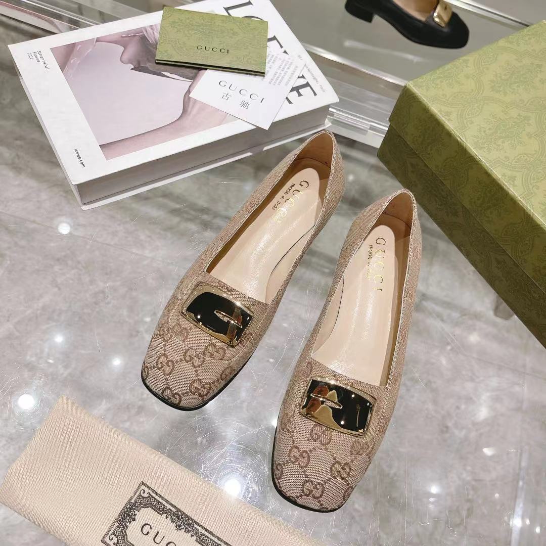 "Stock a largo plazo 》GUCCI Gucci modelos de explosión de moda de primavera zapatos de boca poco pro