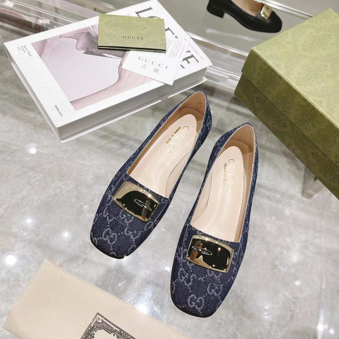 "Stock a largo plazo 》GUCCI Gucci modelos de explosión de moda de primavera zapatos de boca poco pro