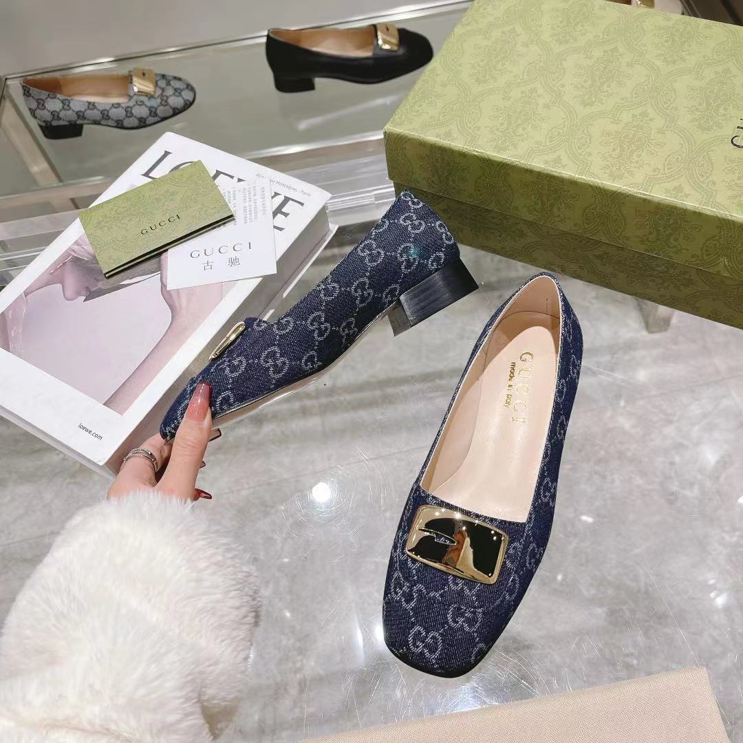 "Stock a largo plazo 》GUCCI Gucci modelos de explosión de moda de primavera zapatos de boca poco pro