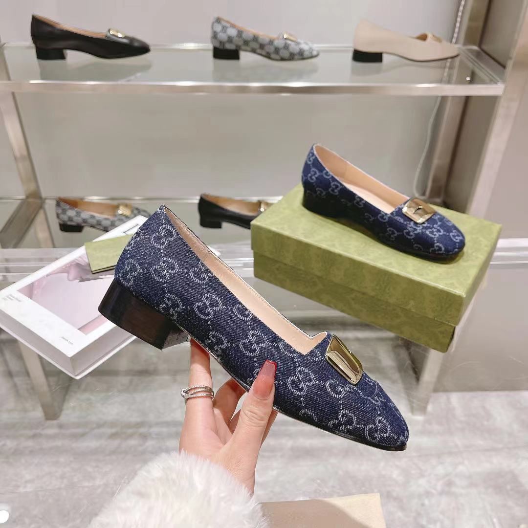 "Stock a largo plazo 》GUCCI Gucci modelos de explosión de moda de primavera zapatos de boca poco pro