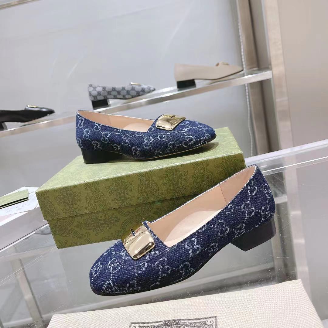 "Stock a largo plazo 》GUCCI Gucci modelos de explosión de moda de primavera zapatos de boca poco pro