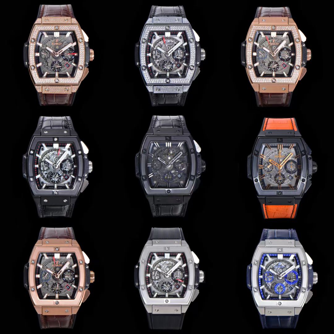 HUBLOT Hublot Big Bang Cronógrafo ¡Relojes de la serie SPIRIT OF BIG BANG! Inspirándose en las carreras, Hubl…
