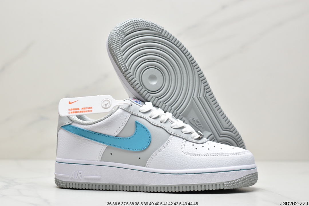 180 公司级Nike Air Force 1 Low 白紫原楦头原纸板 打造纯正空军版型DB0264-100