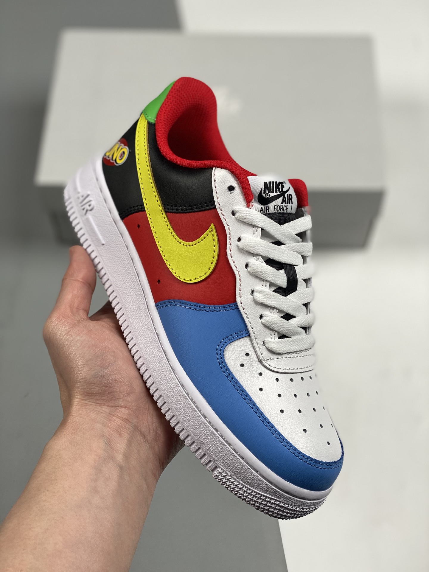 Nike Air Force 1 Low juego de cartas, horma y papel originales, forma auténtica de Air Force, enfocado en canales de co…