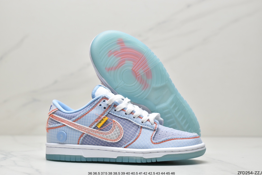 280 Union LA x Nike SB Dunk Low”Blue”扣篮系列低帮休闲运动滑板板鞋“浅蓝联名蓝缝线”DJ9649-400