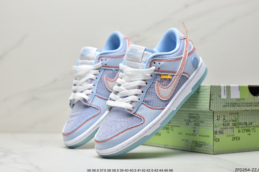 280 Union LA x Nike SB Dunk Low”Blue”扣篮系列低帮休闲运动滑板板鞋“浅蓝联名蓝缝线”DJ9649-400