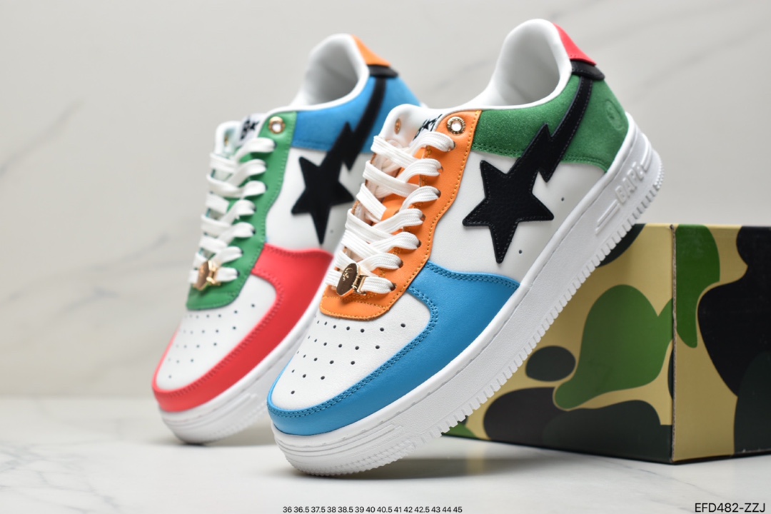 Trend godfather nigo brand Wang Yuan with the same Bape Sta ”Tokyo” classic all-match casual sports sneakers 1H20191048