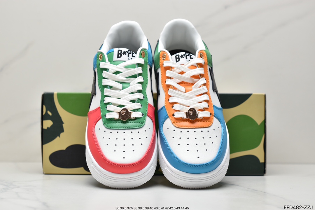 Trend godfather nigo brand Wang Yuan with the same Bape Sta ”Tokyo” classic all-match casual sports sneakers 1H20191048