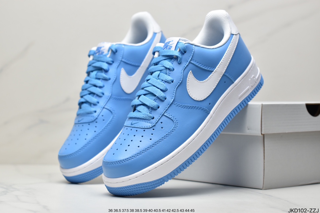 160 Nike Air Force 1’07 Low”University Blue White”空军一号DC2911-400