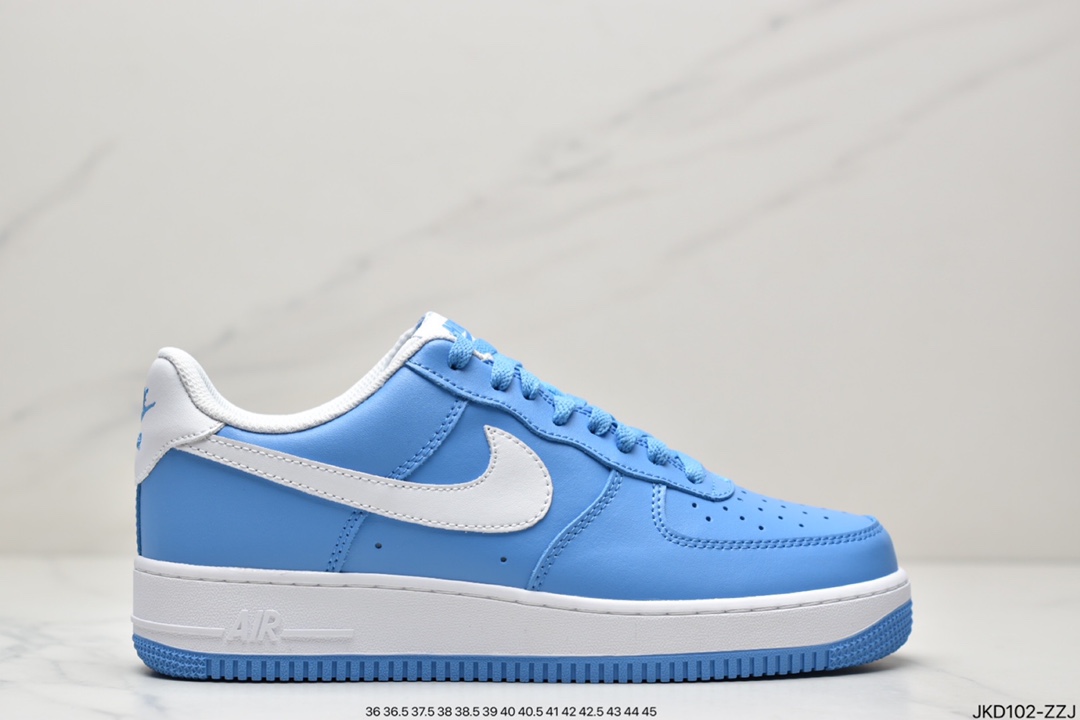 160 Nike Air Force 1’07 Low”University Blue White”空军一号DC2911-400