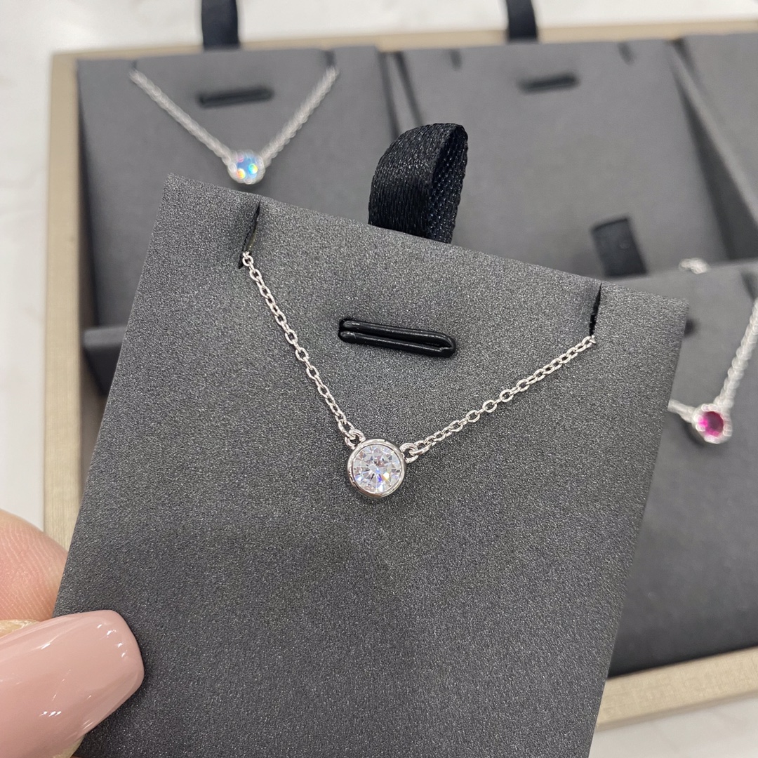 NO:103716,Sterling silver material Tiffany Elsa Peretti series Diamonds by the Yard Single diamond necklace, Tiffany necklace, tiffany, necklace, pure silver19860909纯银材质 蒂芙尼Elsa Peretti 系列 Diamonds by the Yard 单钻项链,蒂芙尼项链,tiffany,necklace,pure silver,Jewelry