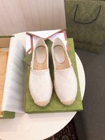 Gucci Shoes Espadrilles Sewing Hemp Rope Knitting Spring Collection